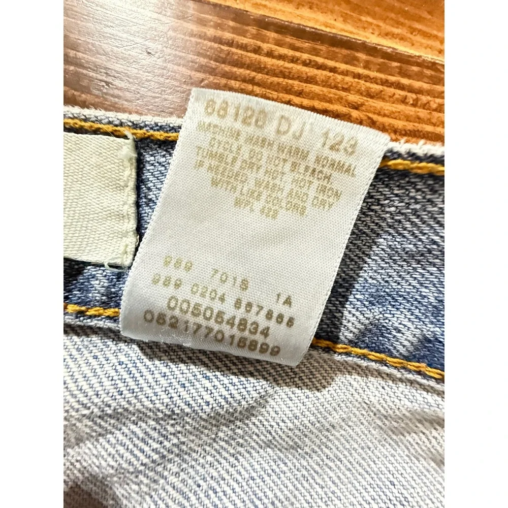 Levis 505‎ Regular Fit Light Wash Blue Denim Jeans Mens 38x30